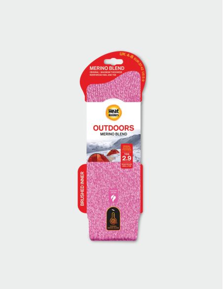 Chaussettes longues Femme laine mérinos – bottes et froid intense – Heat Holders