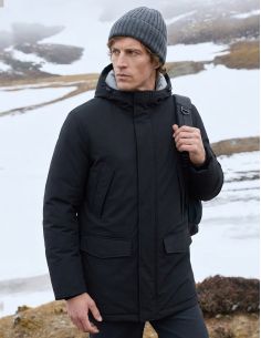 Parka Longue Hiver Homme James &amp; Nicholson Bleu 2