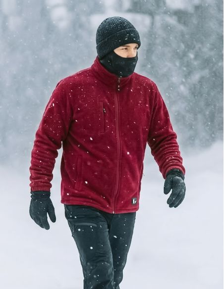 Men's High-Density 450 g/m² Winter Fleece Jacket CXS Otawa