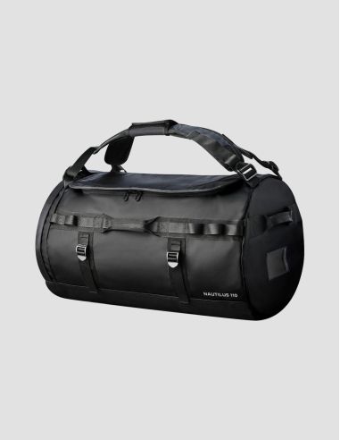 Sac de voyage étanche Stormtech Nautilus 110L – Duffel 2-en-1 en PVC renforcé Noir