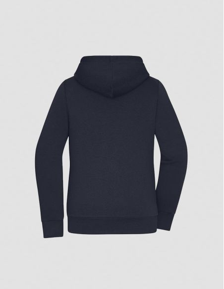 Hooded Zip-Up Sweatshirt for Women Sherpa-Lined