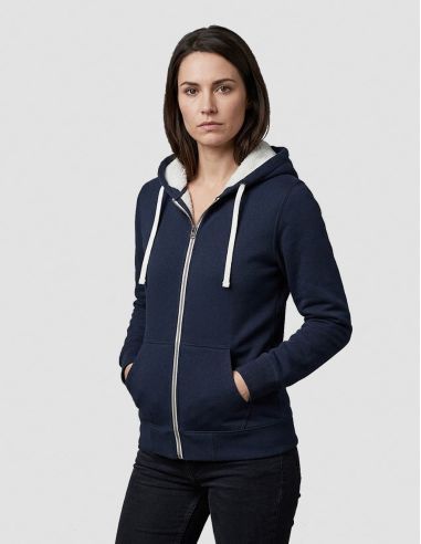 Women's Sherpa-lined hoodie JN1319