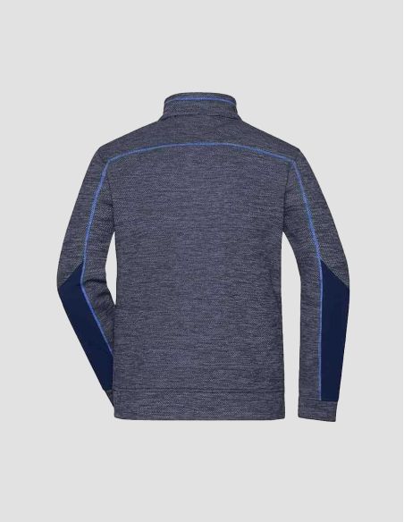 James & Nicholson Men's Reinforced Fleece Jacket
