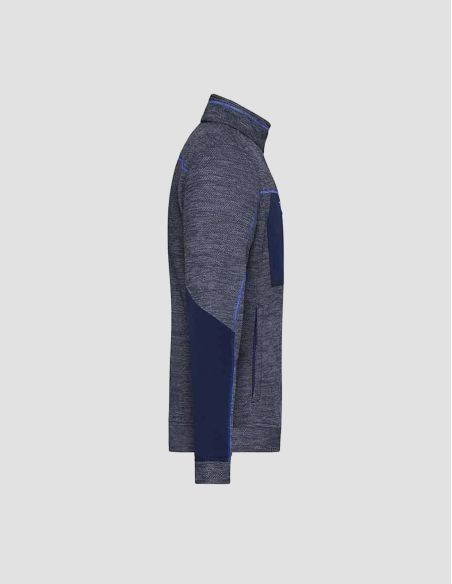 James & Nicholson Men's Reinforced Fleece Jacket