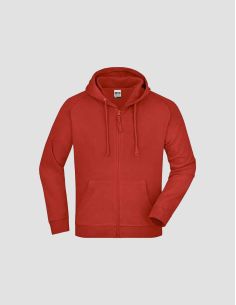 Sweatshirt Homme Zippé à Capuche 100% Coton James & Nicholson