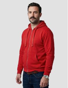Sweatshirt Homme Zippé à Capuche 100% Coton James & Nicholson 2