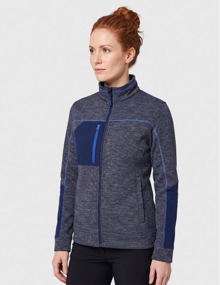 James & Nicholson Women's Reinforced Fleece Jacket