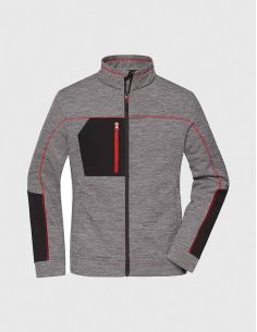 James & Nicholson Women's Reinforced Fleece Jacket 2