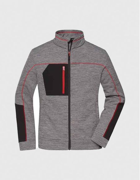 James & Nicholson Women's Reinforced Fleece Jacket