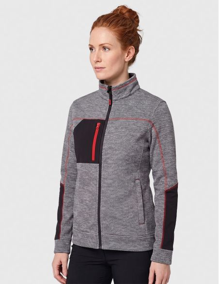 James & Nicholson Women's Reinforced Fleece Jacket