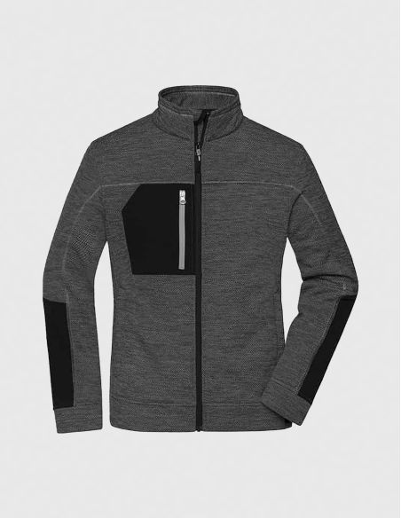 James & Nicholson Women's Reinforced Fleece Jacket
