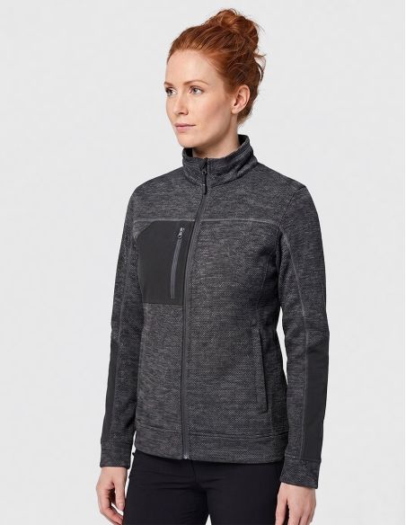 James & Nicholson Women's Reinforced Fleece Jacket