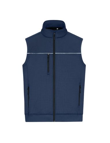 Hybrid softshell bodywarmer men James & Nicholson JN1867 - Cold protection −10 °C / 14 °F
