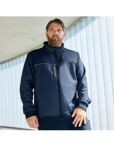Veste softshell hybride homme James & Nicholson JN1868 - Protection Froid −15 °C