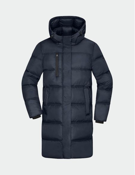 Women's Long Winter Recycled RPET Down Jacket Sugenro® -20°C – James & Nicholson JN1367