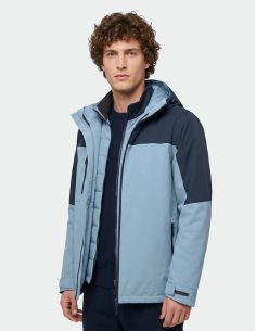 Men's 3-in-1 Waterproof Recycled Jacket Zip-in Fleece -20°C – James & Nicholson JN1378 2