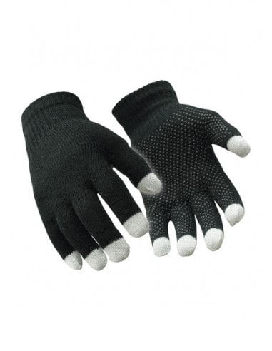 Gants écran Tactile Sparco Hypergrip+ Gaming - Taille 42/50 EU - Noir Et Jaune - Pour Jeux, Conduite, Usage Tactile