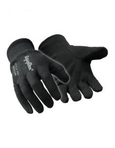 0306R Insulated Brown Jersey Gloves Refrigiwear