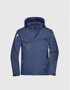 Veste Softshell 3 Couches à Capuche Doublure Thermique -25°C – James & Nicholson JN824 2