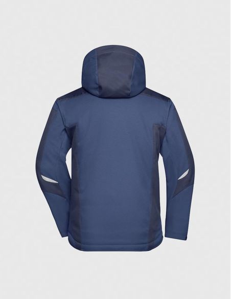 3-Layer Hooded Softshell Jacket Thermal Lining -25°C – James & Nicholson JN824