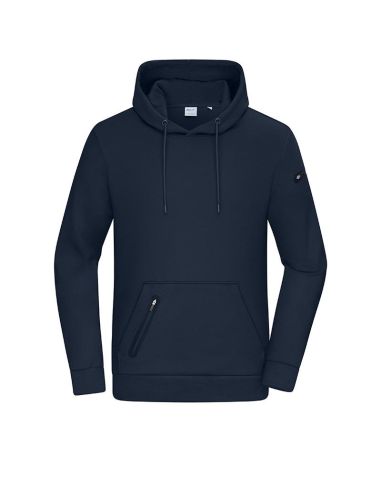 Sweat capuche marine homme 8046