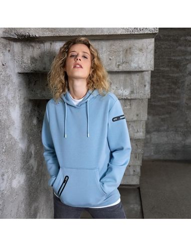 Sweat à capuche interlock femme James & Nicholson 8045 - Protection Froid −10 °C