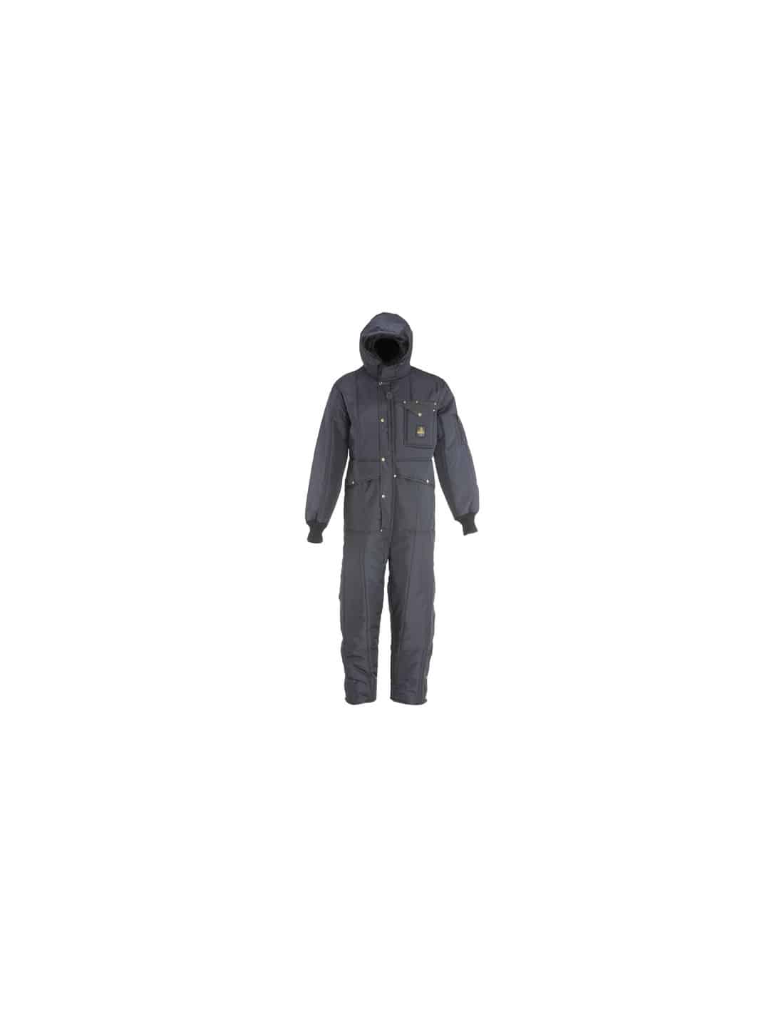 RefrigiWear Mens Iron-Tuff Insulated Coveralls with Hood 50F Extreme Cold Suit 