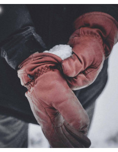 Moufles cuir Canadiennes Crazy Horse Homme Watson Gloves 2