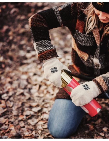 Moufle d'hiver femme tactile sherpa recyclé Thinsulate – Watson Gloves Lady Baa Baa Mitt 9383