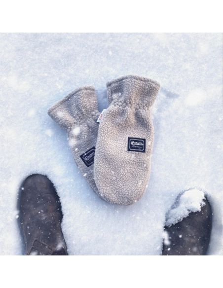 Moufle d'hiver femme tactile sherpa recyclé Thinsulate – Watson Gloves Lady Baa Baa Mitt 9383