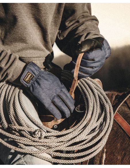 Winter Glove Waterproof Full-Grain Dryhide Goatskin Velour Lined – Watson Gloves Crazy Horse Grain 9594 – −20 °C / −4 °F