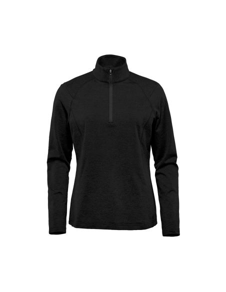 Maillot thermique 1/4 zip Femme Stormtech Treeline HTZ-2W Noir -25 °C