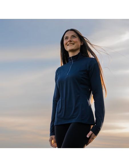 Pull 1/4 zip Zermatt Femme