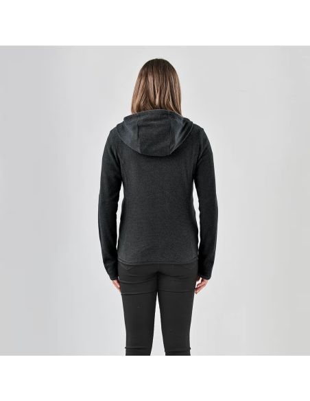 Sweatshirt zippé à capuche Femme Novarra