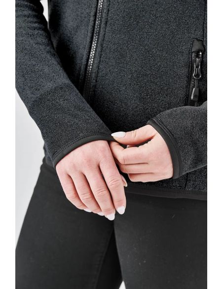 Sweatshirt zippé à capuche Femme Novarra