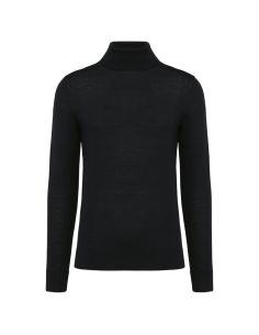 Pull col roulé Homme laine mérinos fully-fashioned