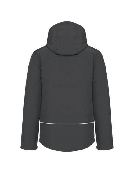 Parka softshell doublée capuche amovible Homme
