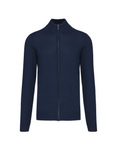 Cardigan zippé Homme col cheminée 2