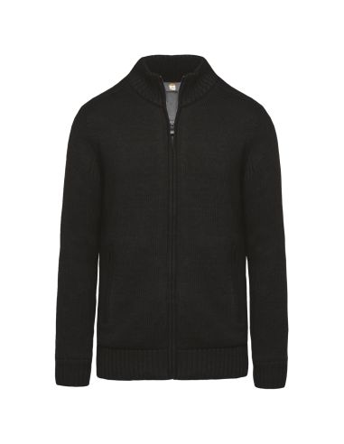 Cardigan doublé polaire Homme