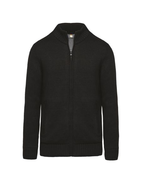 Cardigan doublé polaire Homme