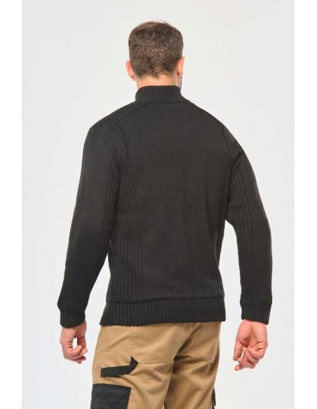 Cardigan doublé polaire Homme