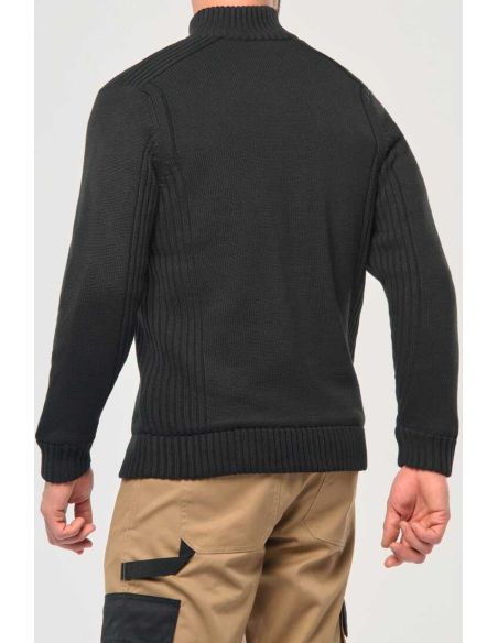 Cardigan doublé polaire Homme