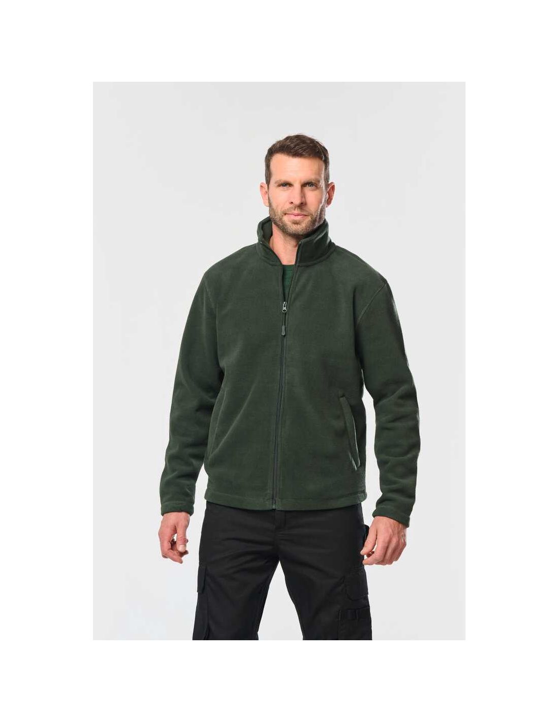 Veste micropolaire zippée Homme 400 g/m²