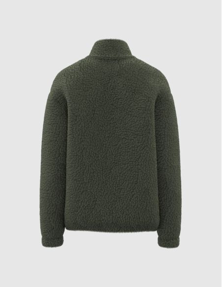 Sweat-shirt zippé sherpa unisexe Spasso SP404