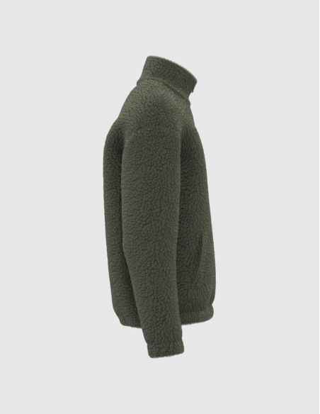Sweat-shirt zippé sherpa unisexe Spasso SP404