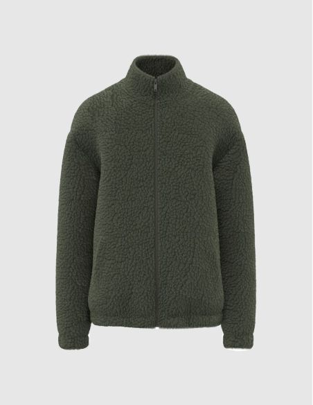 Sweat-shirt zippé sherpa unisexe Spasso SP404