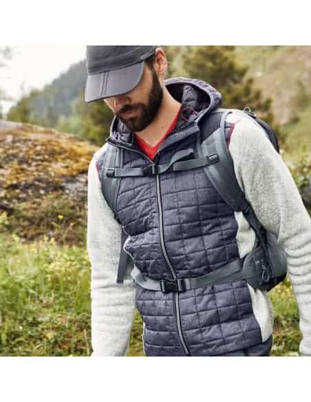 Men's Quilted Hybrid Vest James & Nicholson