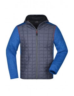 Men's Quilted Hybrid Vest James & Nicholson