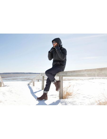 Winter Shoes Leather and Wool Men's Anfibio Viktor