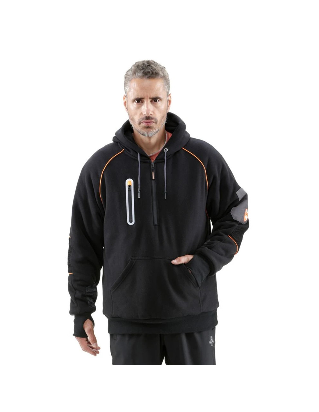 Men's Triple-Layer Hooded Sweatshirt RefrigiWear PolarForce 8440R – Severe Cold −25 °C